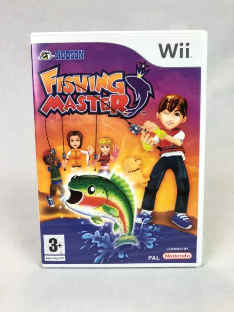 FISHING MASTER NINTENDO Wii/Wii U complete with Manual Hudson PAL