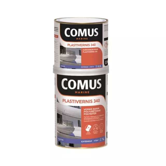 VERNIS MARIN Comus Plastivernis 340 Polyuréthane - Polyester 1.5 L