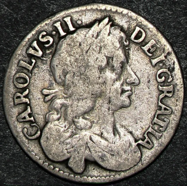 1681 Great Britain 4 Pence Groat Silver KM#434 Charles II #16178
