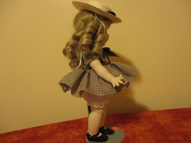 VINTAGE 1980 Marjorie Spangler Doll #123, Porcelain, Painted Face COLLECTIBLE 4