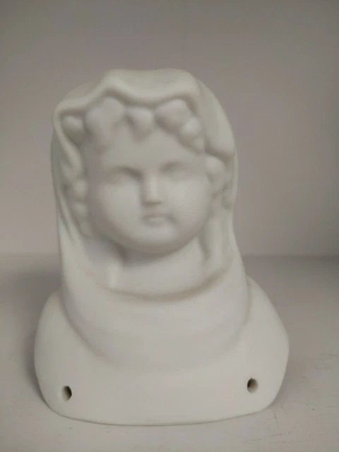 Vintage Porcelain/Bisque Blank Queen Linn 894 #6  Doll Shoulder-head