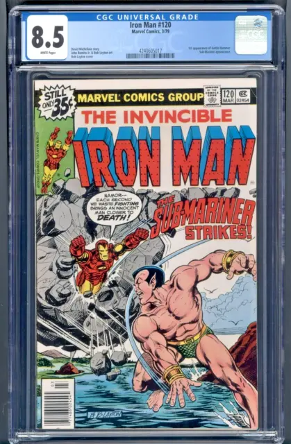 The Invincible Iron Man #120 (Marvel Comics) CGC 8.5 *Newsstand Edition *KEY