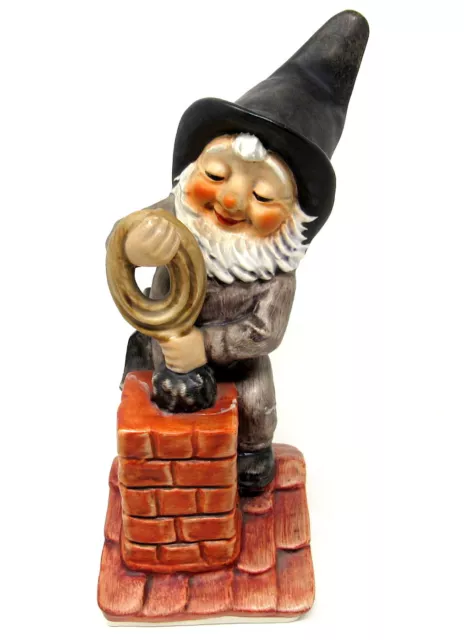 Goebel Chimney Sweep Chuck 8" Large 1982 Gnome Co Boy 1755019 Cleaner W Germany