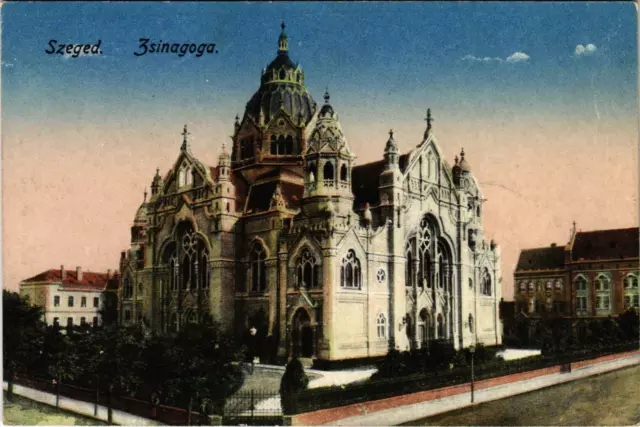 PC CPA HUNGARY SZEGED JUDAICA Synagogue (a15872)