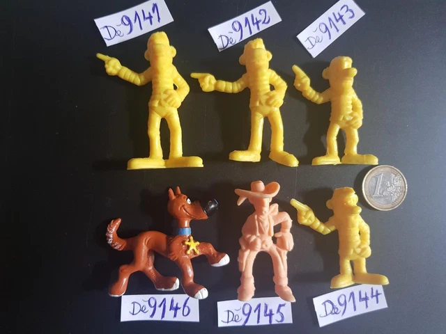Lot 4 Figurines Frères Dalton Par Dargaud 1984 - Morris - Collection Lucky Luke