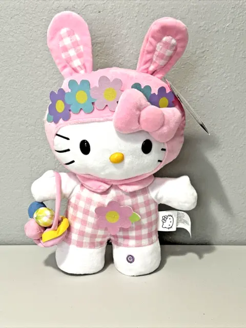 New pink plaid Hello Kitty Easter Side stepper “looby Lou” – You