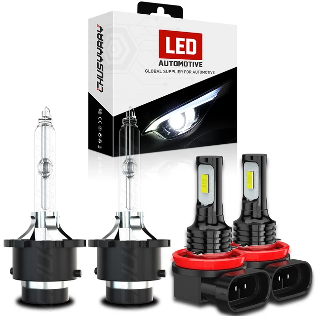 Fit For Infiniti FX35 2006-2010 2011 2012 HID Headlight Led Fog Light Bulbs Kit