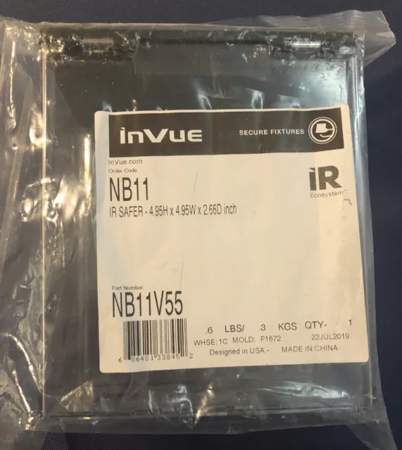 InVue NB11 IR Safer - Retail Security Product Lock Box