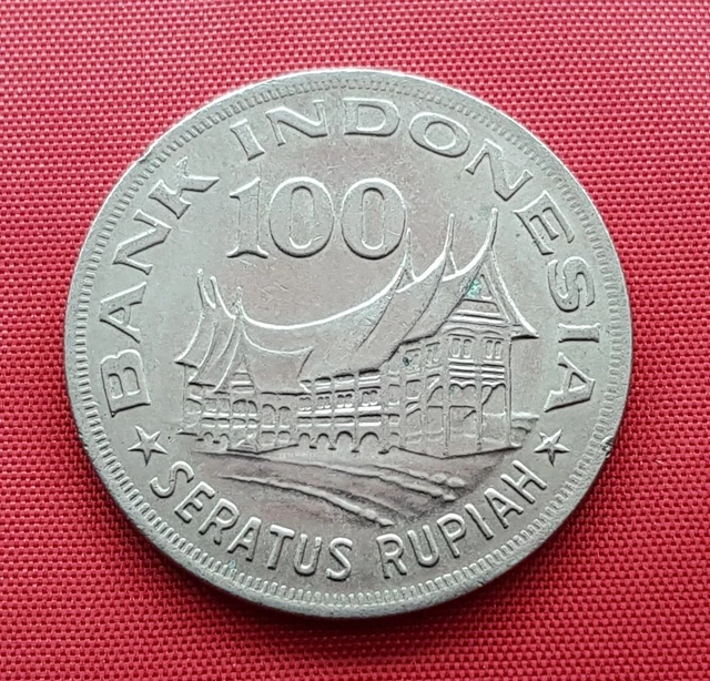 Indonesia Commemorative Coin , 100 Rupiah 1978 , Forestry for prosperity ,AU-UNC