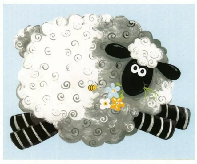 Susybee Lal The Lamb Playmat Quilt Panel * Cute * Free Post * 🐑