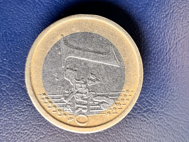 Pièce De 1 Euro Espagne 2002 Bi-métallique - Circulation - État De Bonne Conservation
