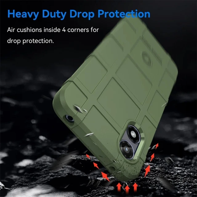 FOR MOTO G Power 2024 G Play 2024 Rubbe Case AntiShock Rugged Armor