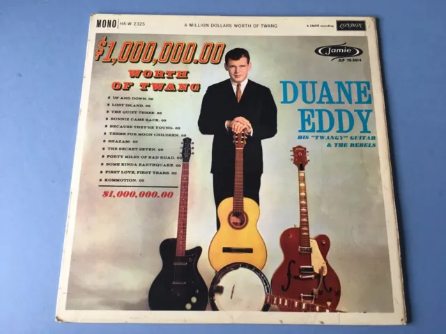 Duane Eddy, $ 1.000.000,00 im Wert von Twang, Vinyl-LP-Album, 33 U/min, 1961