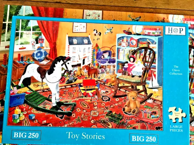 Hop  Big 250 piece Jigsaw puzzle, Toy Stories. Play room. x con