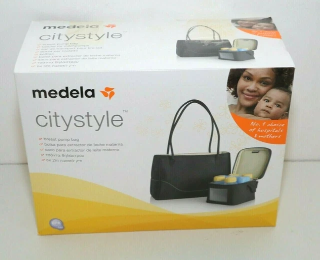 Bolsa frigorífica Medela CityStyle para extractores de leche y accesorios de lactancia, negra