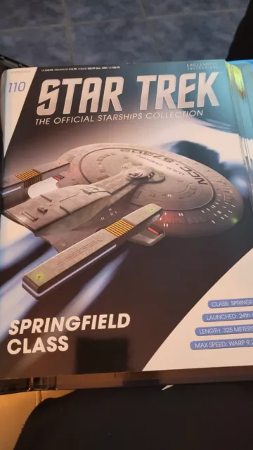 Star Trek Eaglemoss Issue 110 USS CHEKOV & Magazine