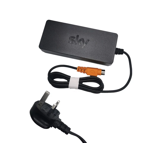 Decoralin Soporte De Pared Para Sky Q 1TB/2TB Completo Con Tornillos Y Fijaciones Fácil De Instalar, Fabricado En El Reino Unido, Color Negro