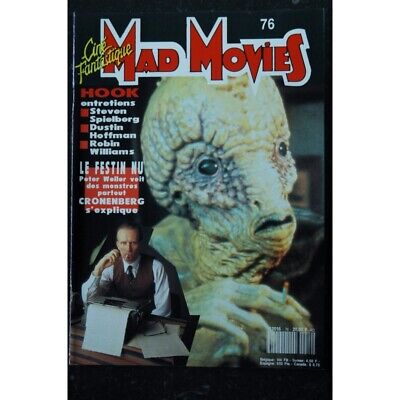 Magazine Mad Movies N°76 Le Festin Nu Cronenberg Hook Cinéma Floto Games 