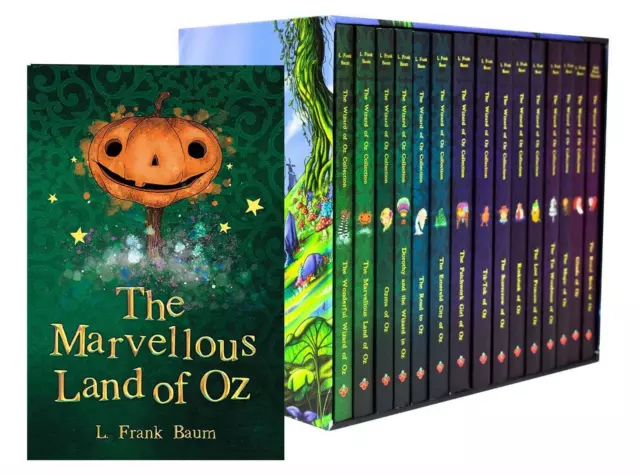 The Wizard of Oz Collection 15 Books Box Set by L. Frank Baum - Ages 9-14 - PB