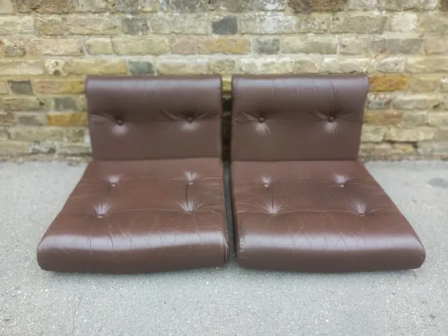 Set of two Vintage mid-century Pieff  cushions for chairs/ armchairs 