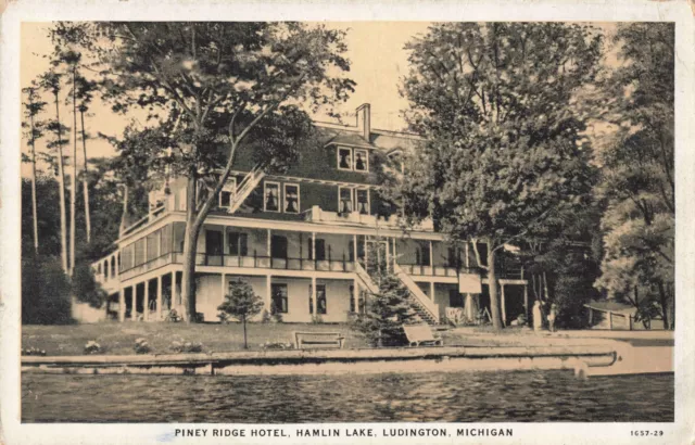 CEN Ludington Epworth Hamlin Lake MI c.1908 built 1893 as Hudson’s Bay Resort!!!