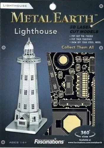 Phare Lighthouse Metal Earth 3D Model Kit Fascinations