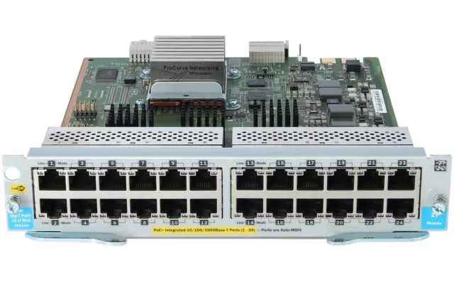 HP - J9534A - HP 24-port Gig-T PoE+ v2 zl Module