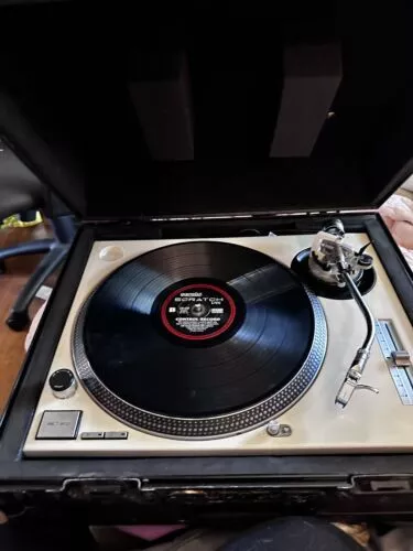 Technics Part No. #SL-1200 Mk2 Direct Drive Turntable Silver