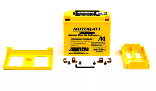 MBTX20U MOTOBATT Quadflex AGM Bike Battery 12V 21Ah