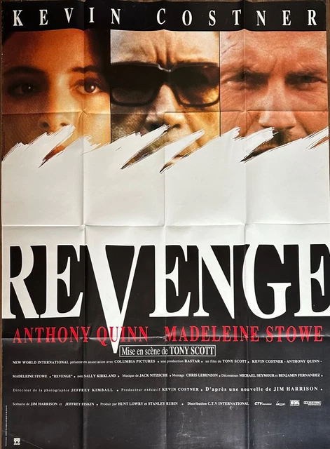 Affiche Cinéma REVENGE 120x160cm Poster Tony Scott / Kevin Costner Anthony Quinn