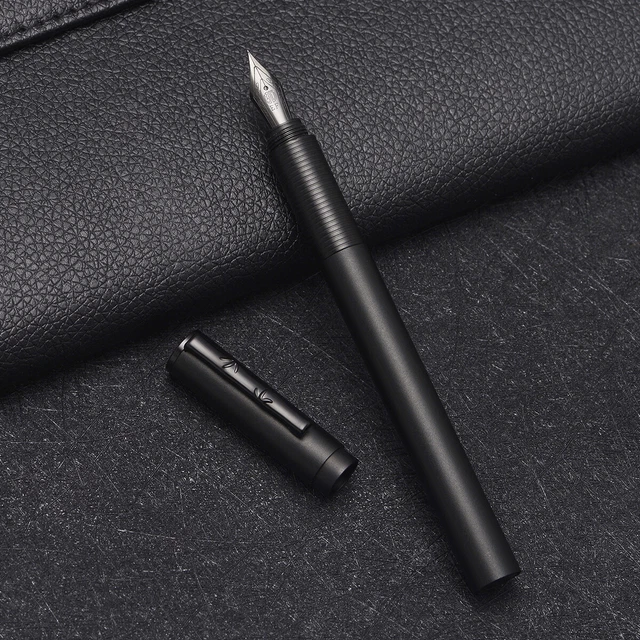 Hongdian H3 Metal Fountain Alloy Beautiful Bamboo Clip  EF/F 0.4/0.5mm Ink Pen
