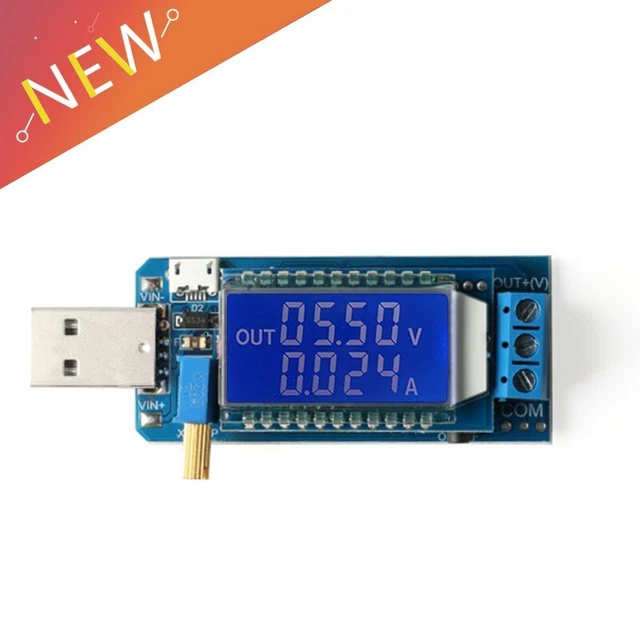DC-DC 5V to 3.3V/ 9V/12V/24V LCD USB Step UP/Down Power Supply Converter Module