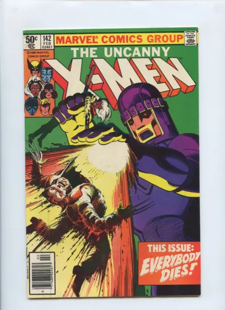 Uncanny X-Men #142 1981 (VG+ 4.5)(Ripples on Cover and Internal Pages)