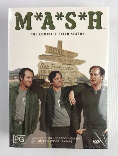 MASH THE COMPLETE Sixth Season 3 disc set Sealed New $45.00