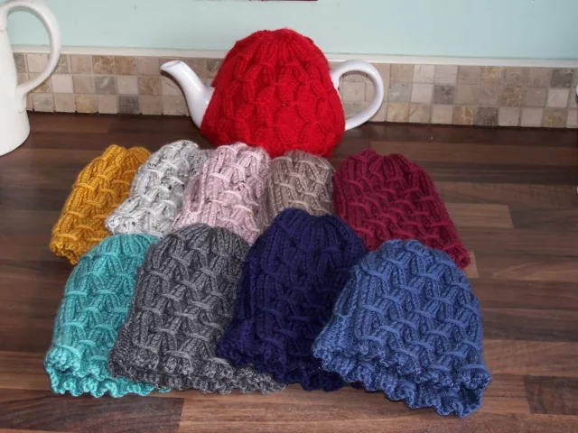 New Hand knitted Tea cosy for Medium size Tea pot -Various colours