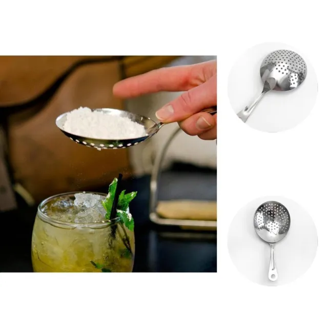 Strainer Spoon Convenient Strain Portable Julep Strainer Slotted Spoon Bar Tool