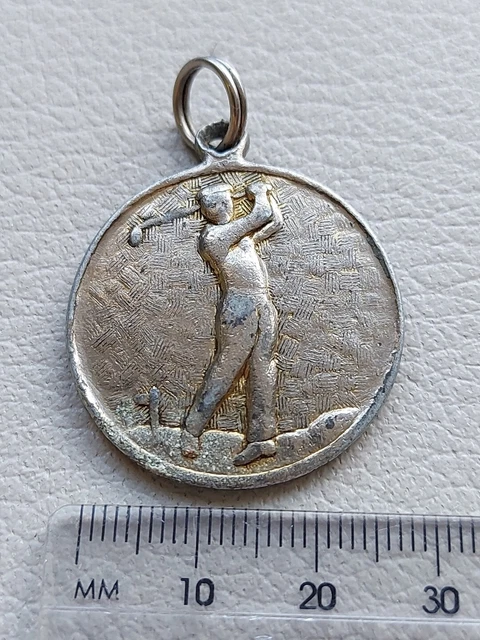 Vintage Golfers Medallion With Prayer For A Hole In One