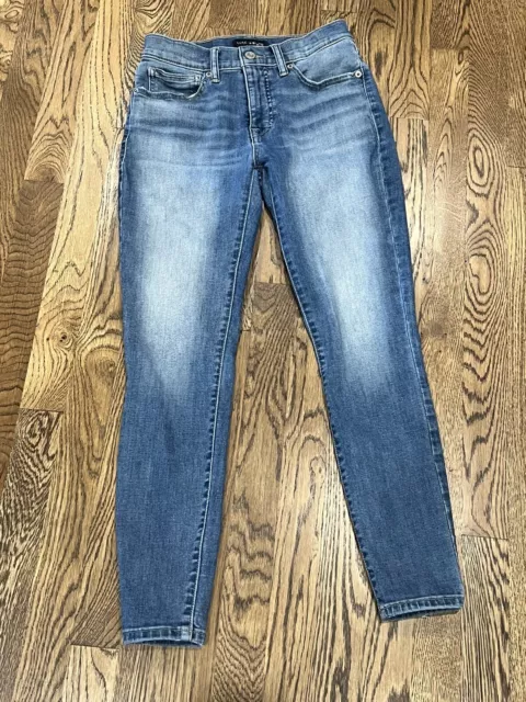 Lucky Brand Ava Mid Rise Skinny Ava Jeans Size 2 / 26 R Blue Stretch Blue Wash