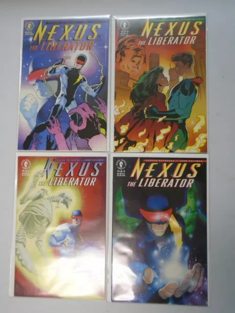 Nexus the Liberator set #1-4 8.0 VF (1992 Dark Horse)