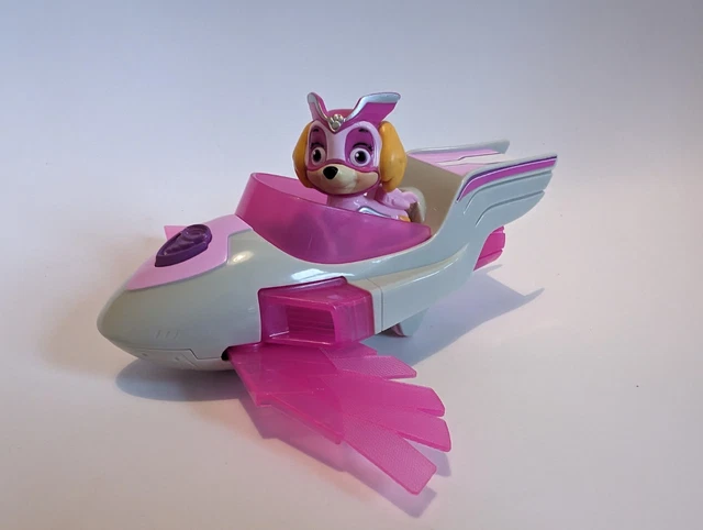 PAW PATROL MIGHTY Pups Super Paws Skye Deluxe Veicolo Luce e Suono