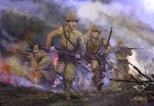 PLAQUE MÉTAL SOLDAT guerre mondial militaire ww1 30 X 20 CM EUR 18,99