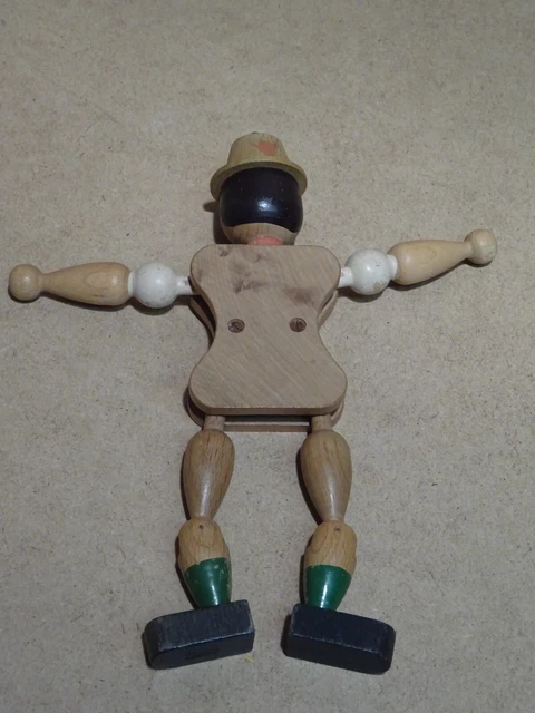 4 Marionnettes En Bois Robot à Peindre - Baker Ross - Activité Créative Pour Enfants - Décorations Personnalisables