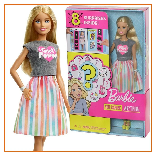 Barbie Carriere con Abiti A Sorpresa, Bambola Bionda con 2 Vestiti e  Accessori da scoprire, per Bambini 3+ Anni, GFX84 - ScuolaGio