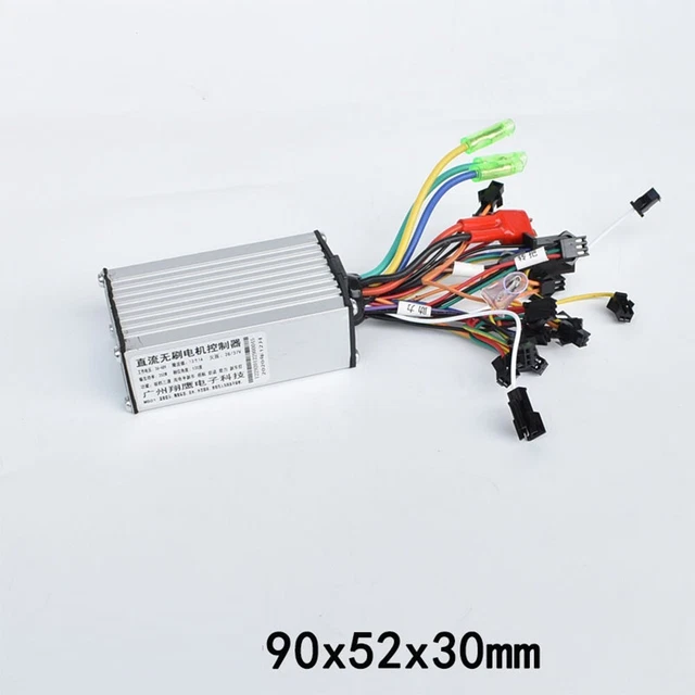 QmeNa Controleur Trottinette Electrique 36V/48V 350W Vélo Électrique E-Bike Scooter Brushless DC Moteur Contrôleur ContrôLeur pour Moteur Brushless