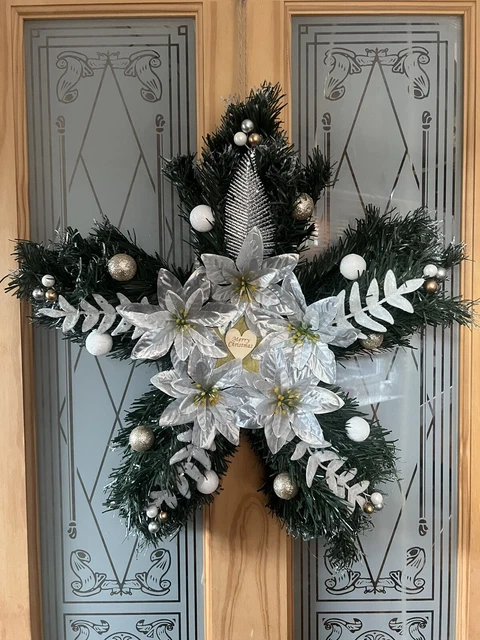 Handmade artificial Christmas wreath