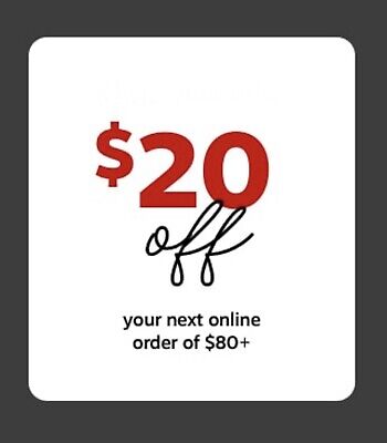 Staples $20 off your online order of $80 or more coupon