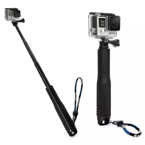 Teleskopstange Selfie Stick Stange wasserdicht für Action Kamera GoPro Zubehör i