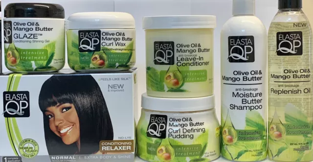 Elasta QP Olivenöl und Mangobutter Anti-Bruch Haarpflege Full Sortiment