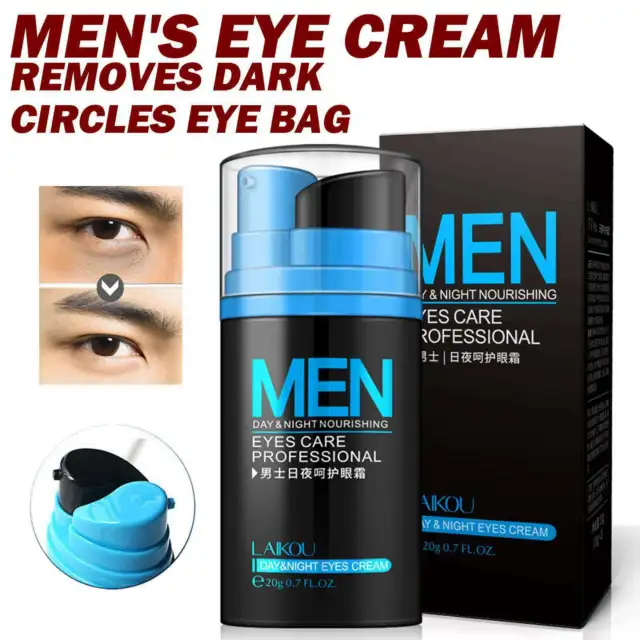 Men Skin Care Remove Dark Circles Eye Bag Fat Particle Day&night Men's Eye Cream