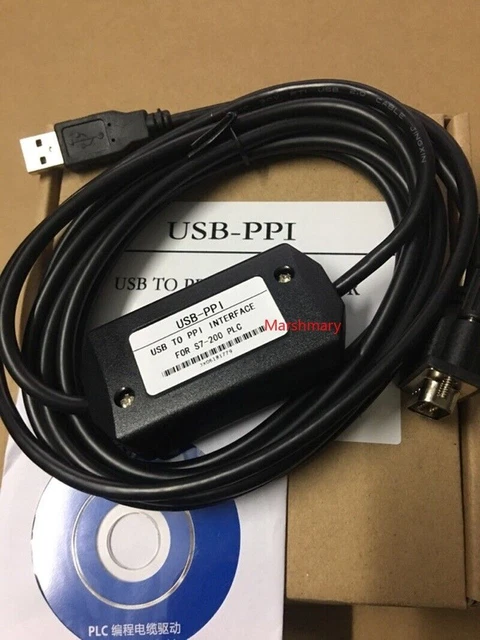 NEW PLC PROGRAMMING cable USB-PPI USB TO PPI INTERFACE for SIEMENS S7 ...